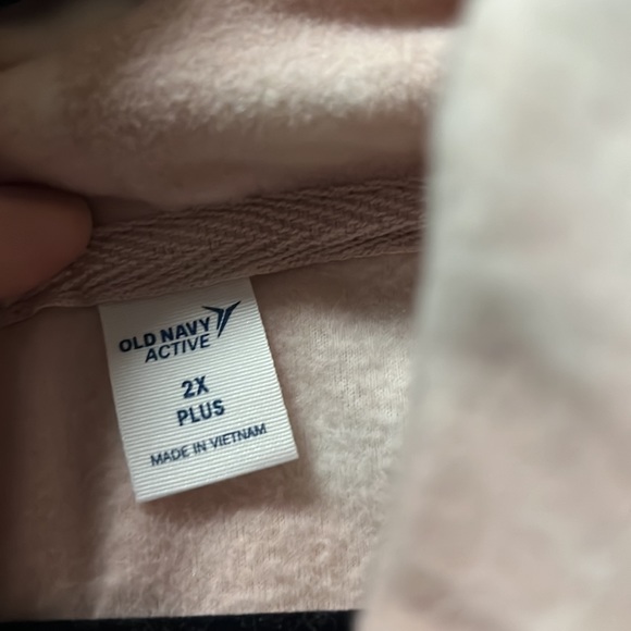 Old navy active fleece cropped funnel neck sweatshirt - Picture 2 of 3